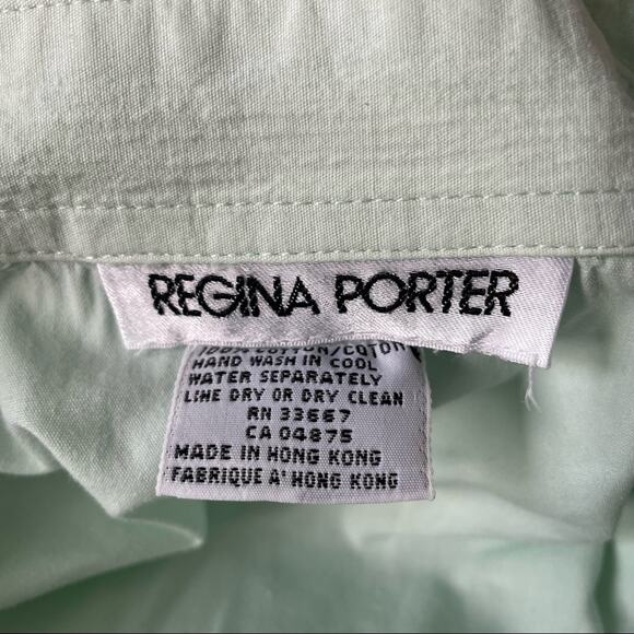 Vintage 1990s Regina Porter Button Down Southwest Embroidered Boho Mint 1X GUC - Picture 8 of 16